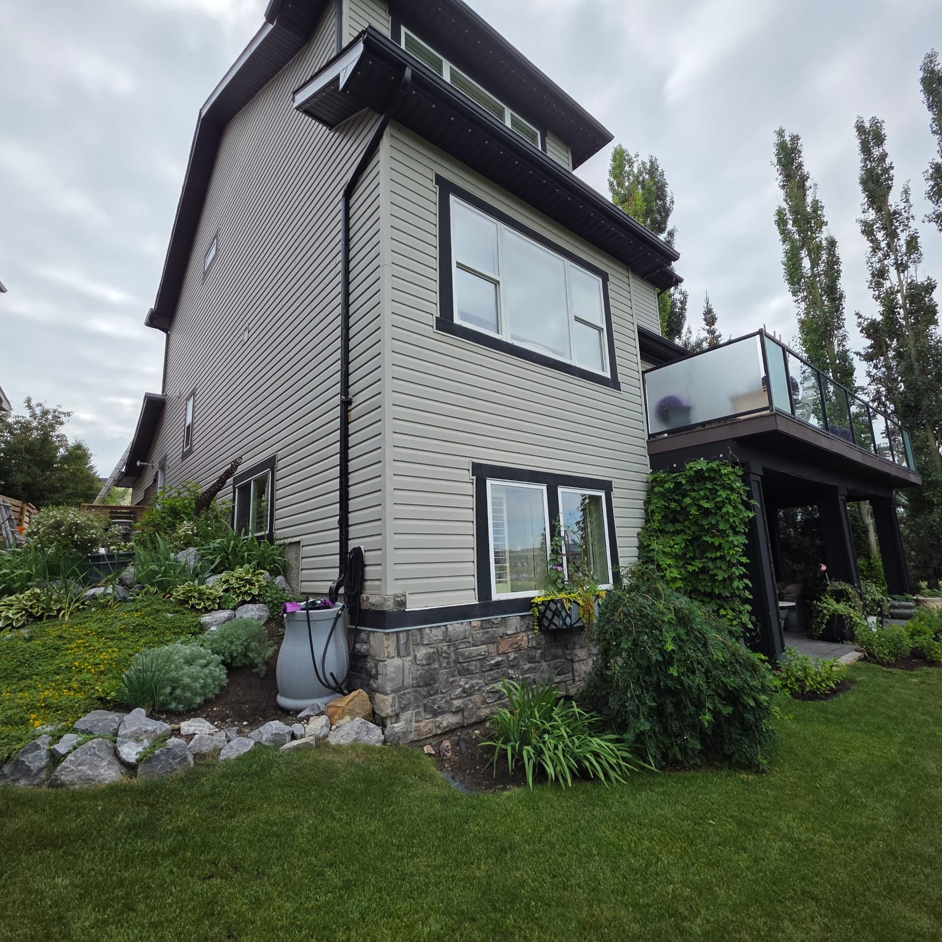Before: before hardie siding near hidden creek heights nw