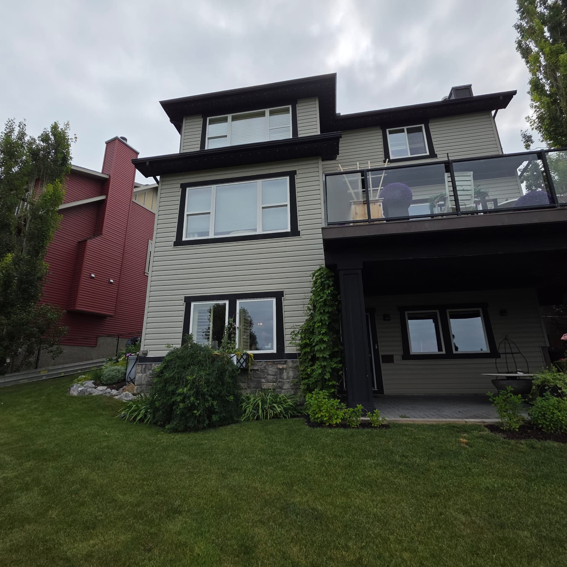 Before: before hardie siding near hidden creek heights nw