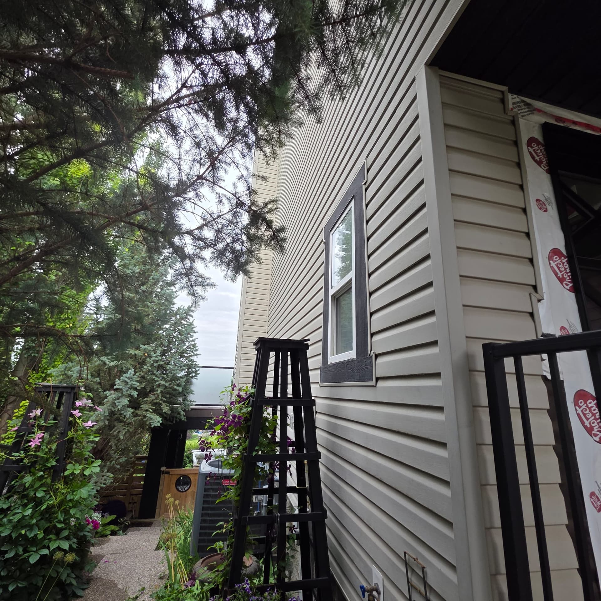 Before: before hardie siding near hidden creek heights nw