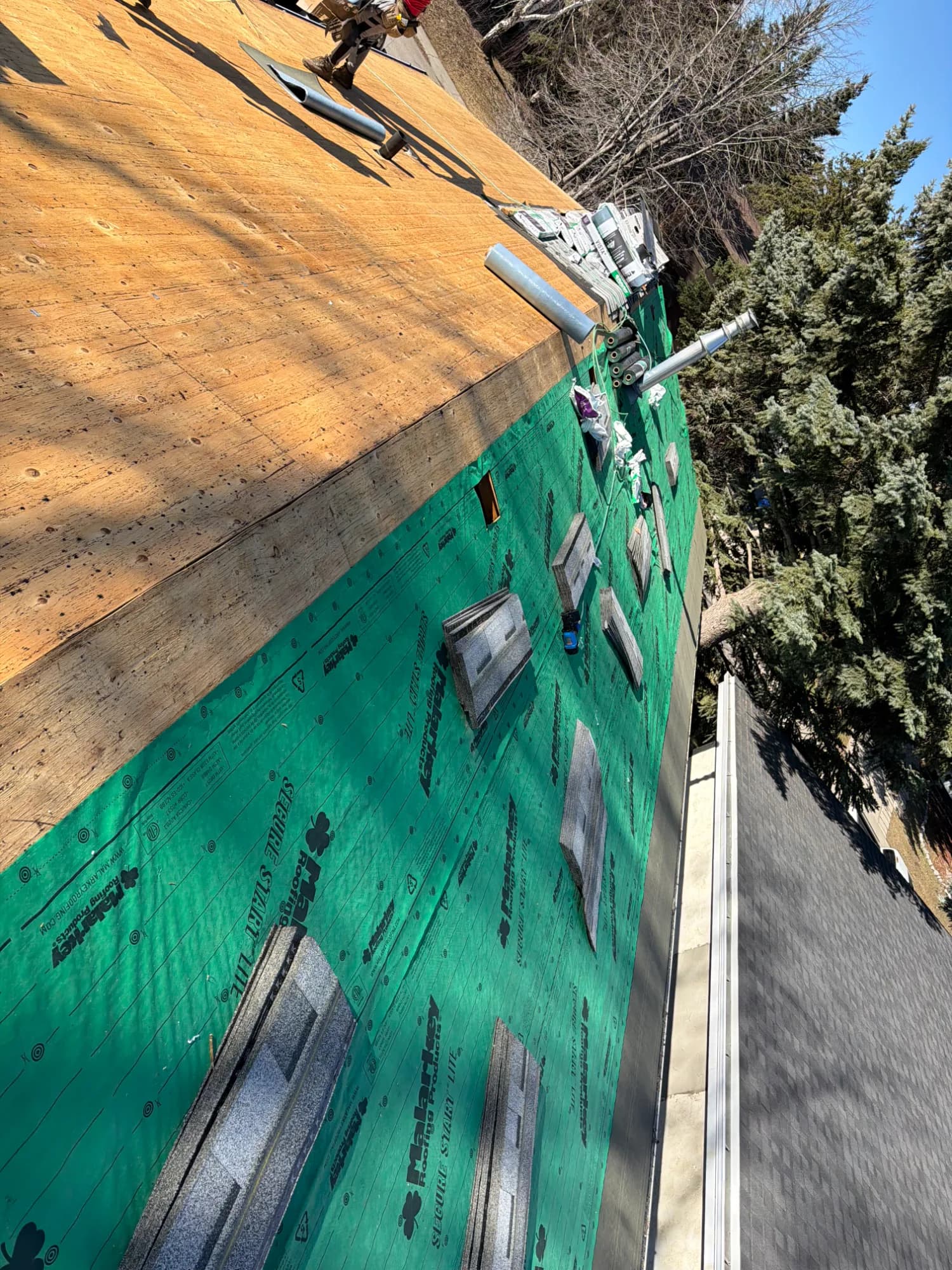 Tear-off / Prep: tear off prep gutters near oakridge way sw