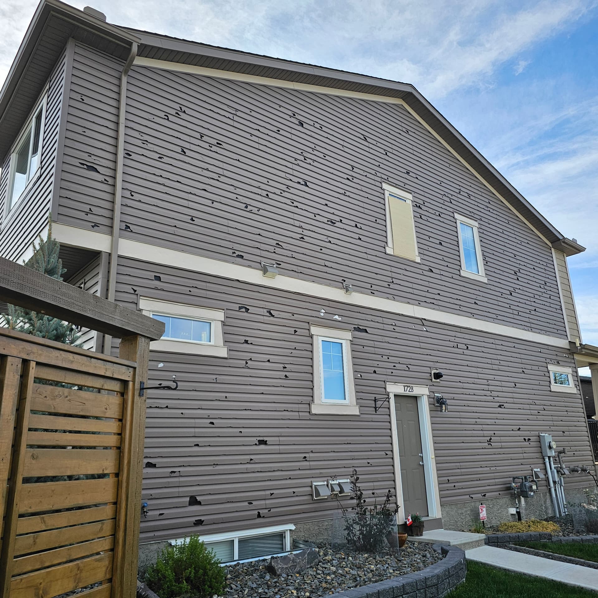 Before: before hardie siding near evanscrest park nw