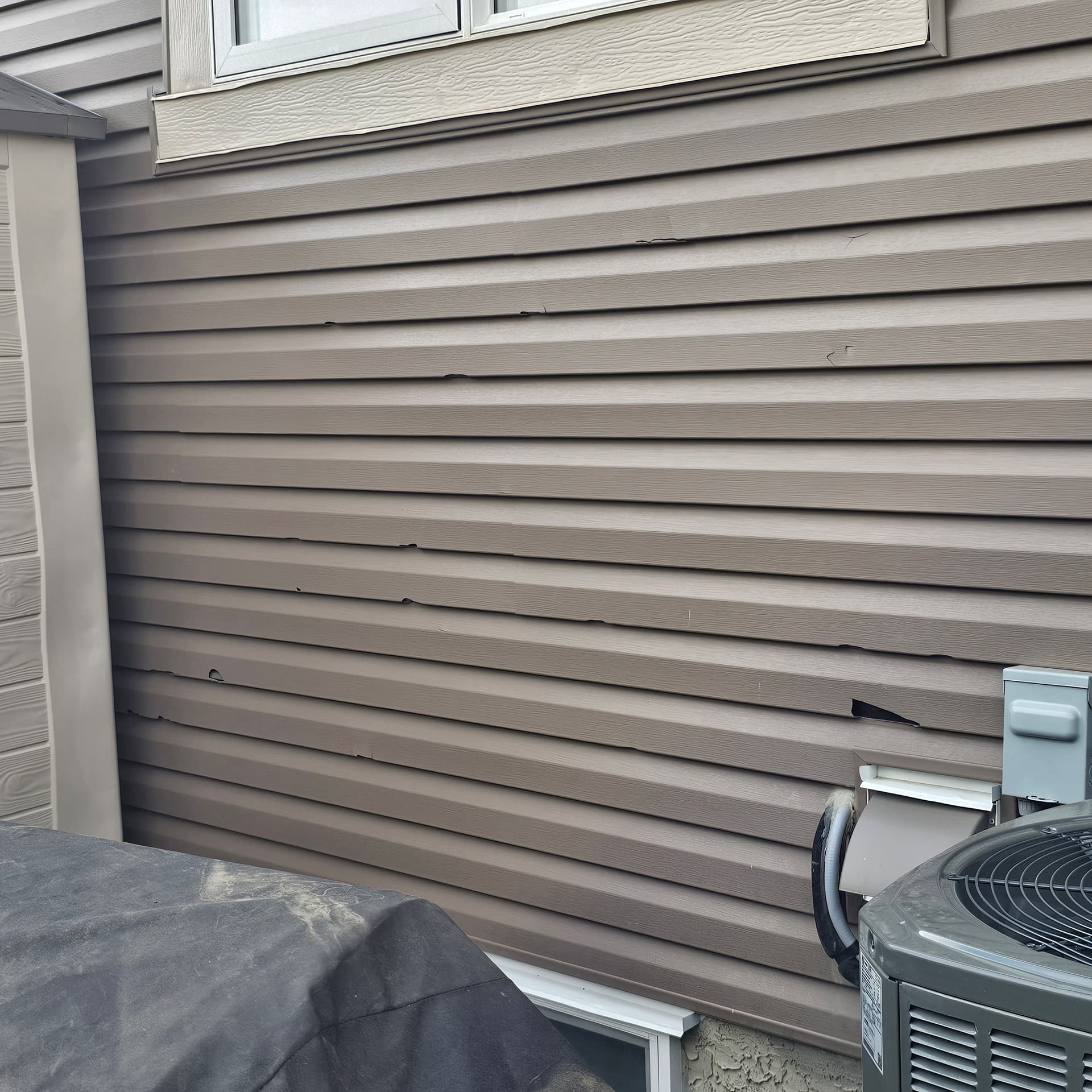 Before: before hardie siding near evanscrest park nw