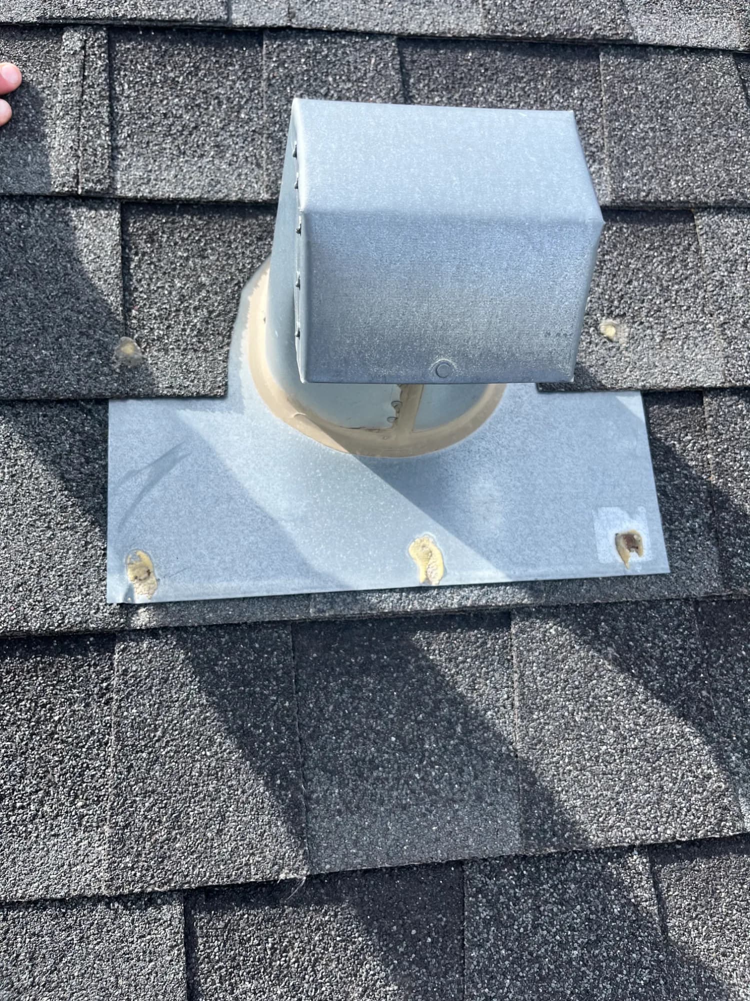 Before: before roof repair near citadel dr nw