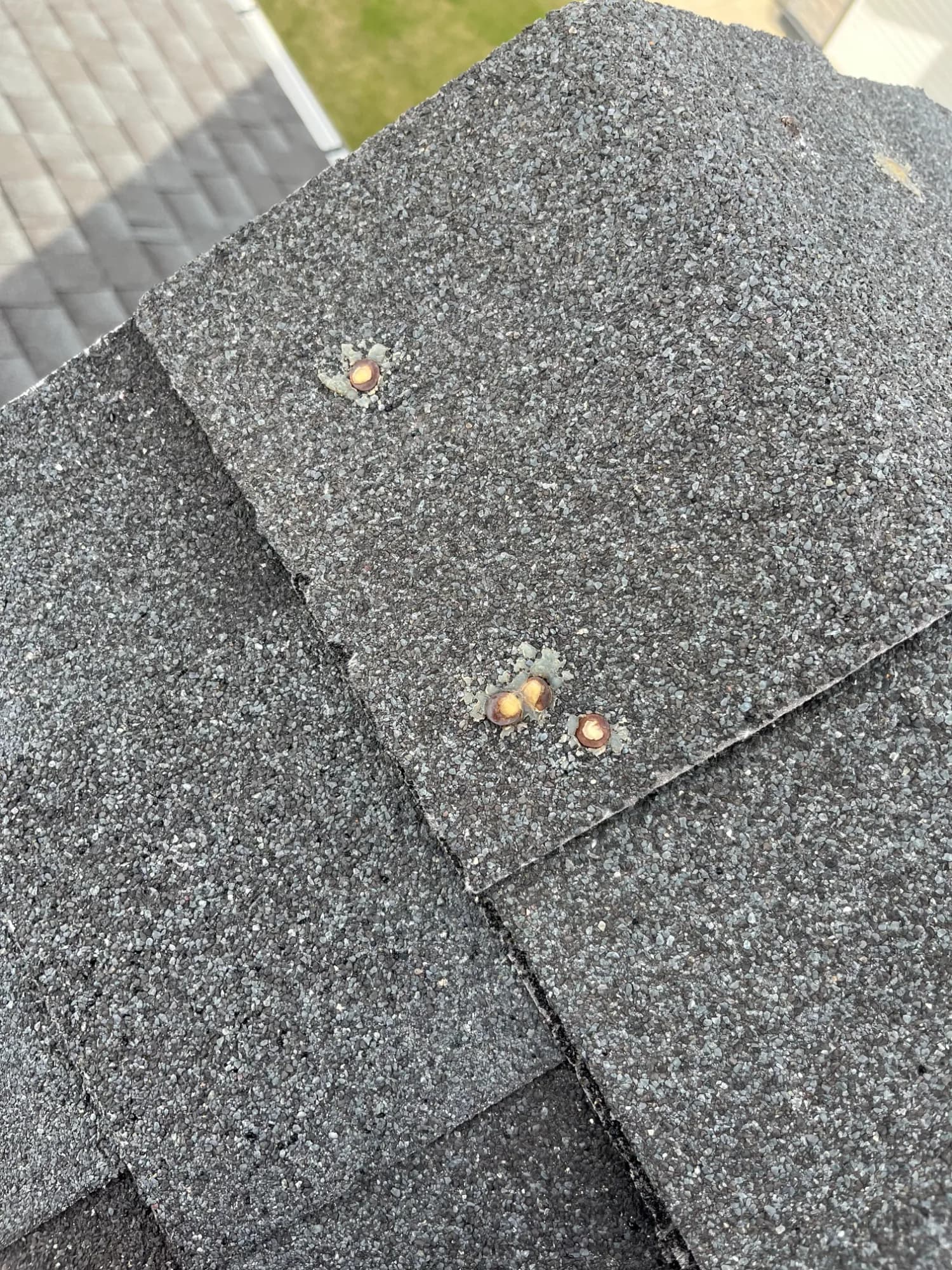 Before: before roof repair near citadel dr nw