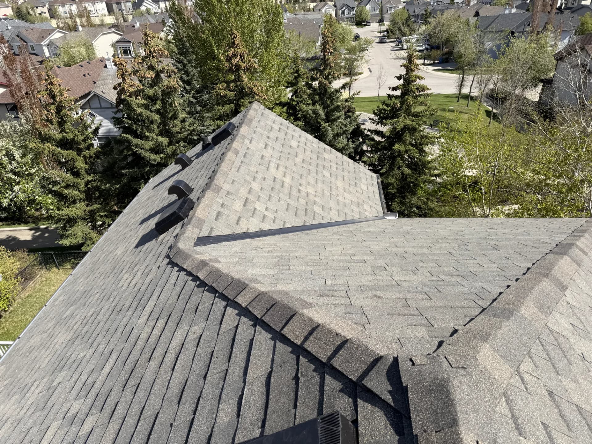 After: after roofing near springborough way sw